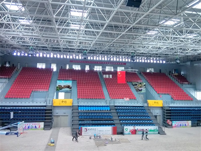 平度电厂体育馆网架加工